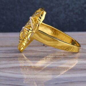 22KT CZ  Gold Exclusive Ladies Long  Ring LLR274