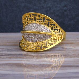 22KT CZ  Gold Classic Ladies Long  Ring LLR271