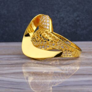 22KT CZ  Gold Ladies Long  Ring LLR270