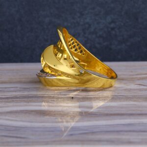 916 CZ  Gold Classic Hallmark Women's Long  Ring LLR263