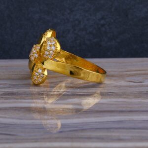 916 Gold Ladies Long   Ring LLR254