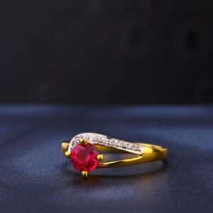 916 Gold Hallmark Ladies Ring LR1008
