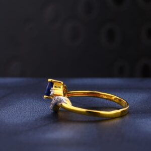916 Gold Hallmark Stylish Ladies Ring LR1012