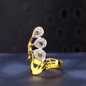 916 Gold Hallmark Gorgeous Ladies Ring LR995