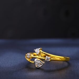 916 Gold Hallmark Fancy Ladies Ring LR996