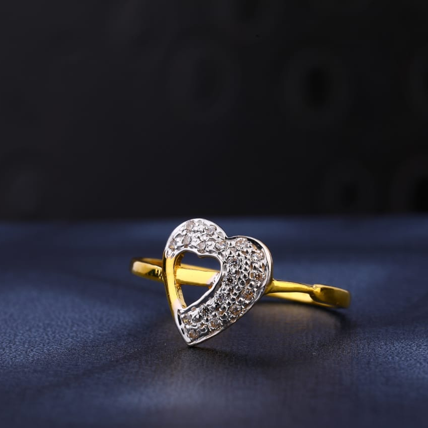 916 gold hallmark designer ladies ring lr999