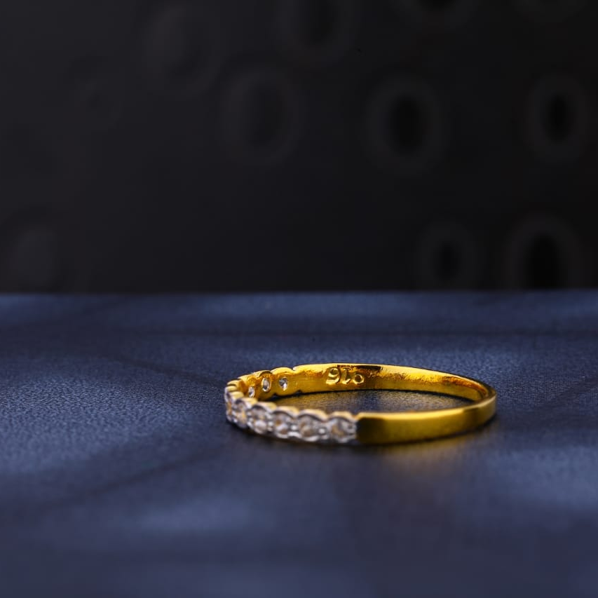 916 Gold Ladies Stylish Ring LR1002 - Image 2