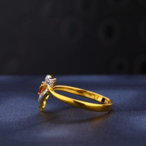 916 Gold Ladies Gorgeous Ring LR1006