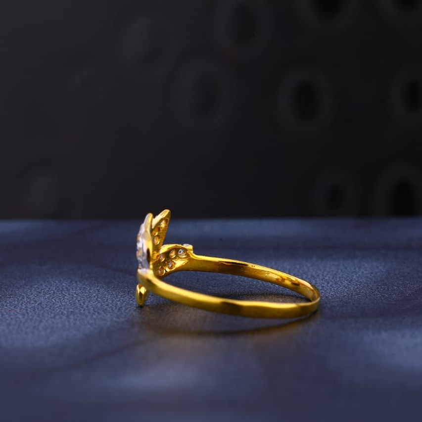 916 Gold Ladies Designer Ring LR1004 - Image 2