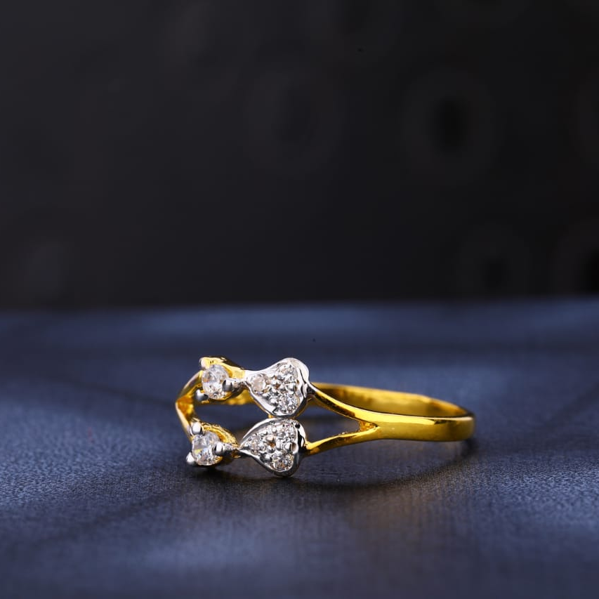 22KT CZ Gold Hallmark Gorgeous Ladies Ring LR1019
