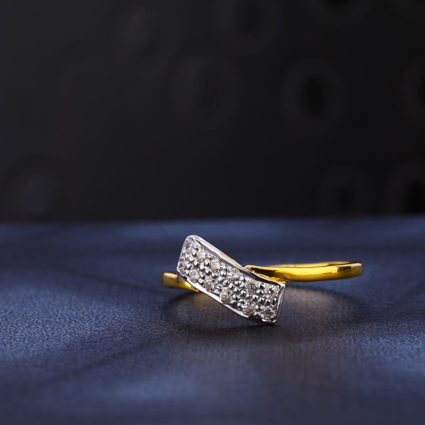 22KT CZ Gold Hallmark Exclusive Ladies Ring LR1016