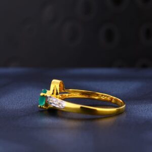 22KT CZ Gold Stylish Ladies Ring LR1025
