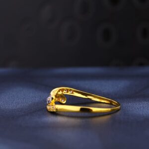 22KT CZ Gold Exclusive Ladies Ring LR1027