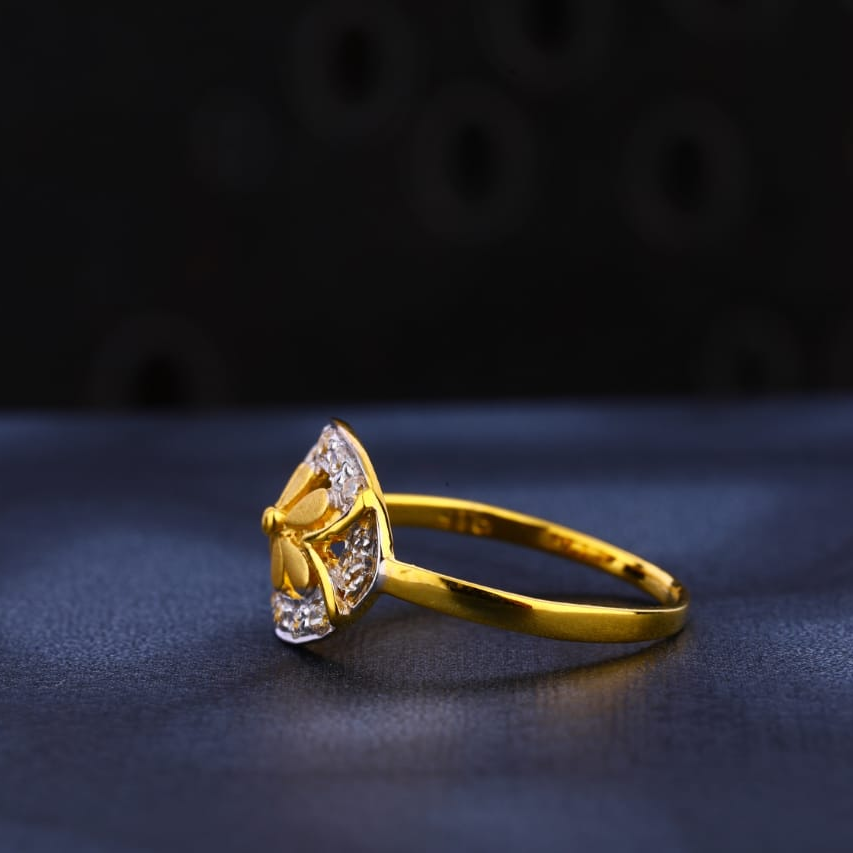 22KT Gold Hallmark Gorgeous Ladies Ring LR987 - Image 2
