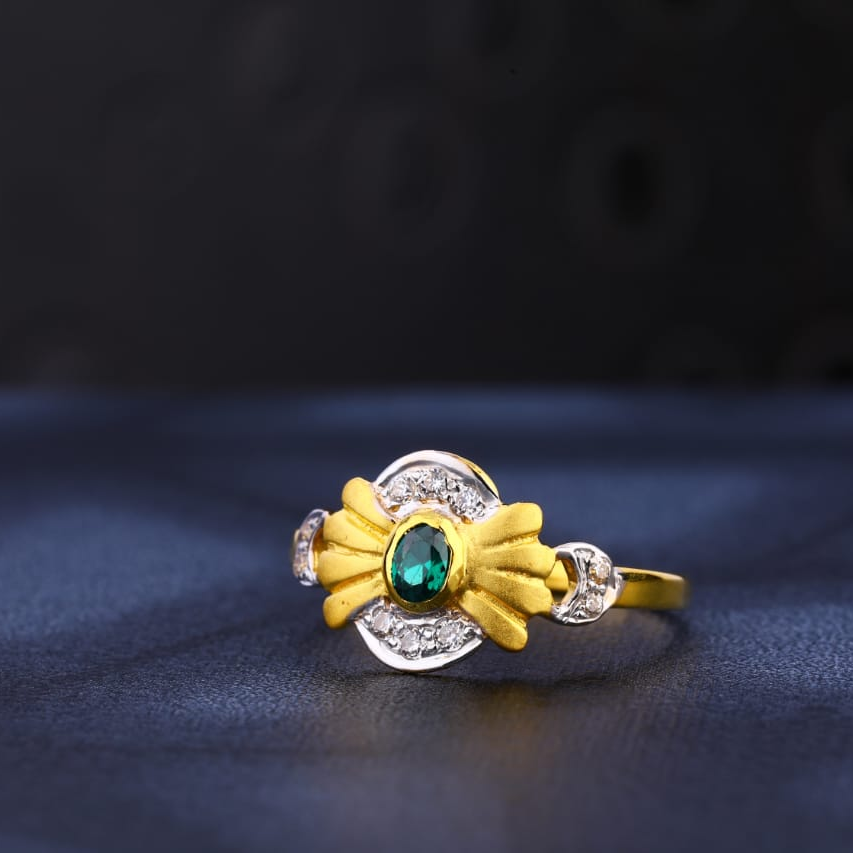 22KT Gold Delicate Ladies Ring LR1038