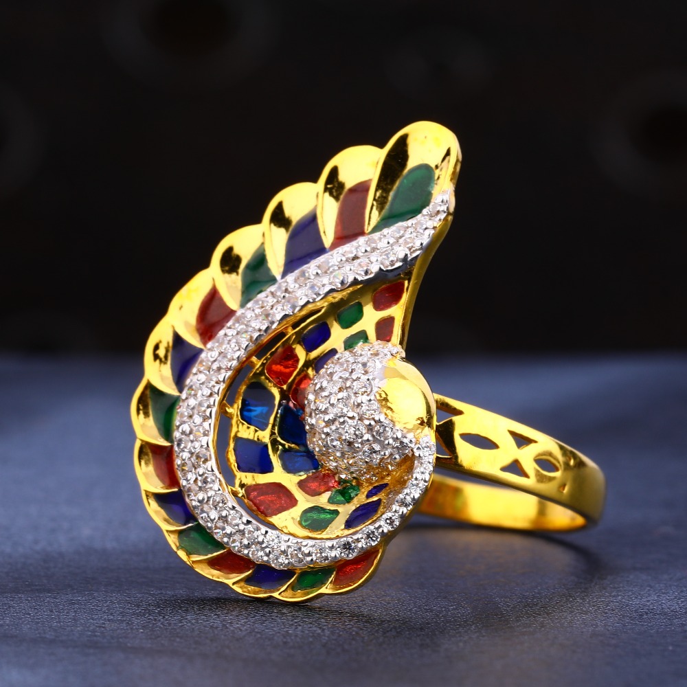 916 Gold CZ Hallmark exclusive  Women's Ring LR306