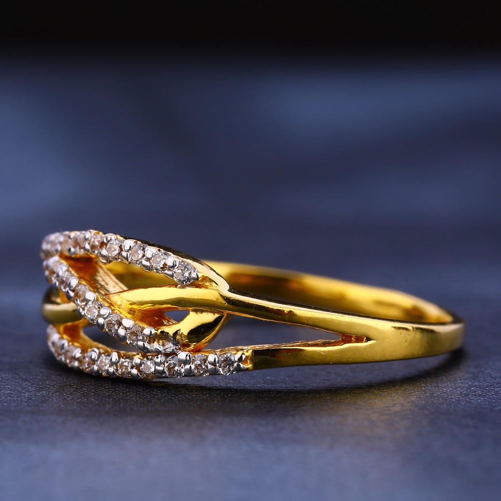22CT CZ Gold Hallmark Gorgeous Women's  Ring LR292