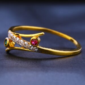 22CT CZ Gold Hallmark Women's  Ring LR286
