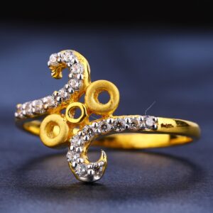 22CT CZ Gold Gorgeous Ladies Ring LR284