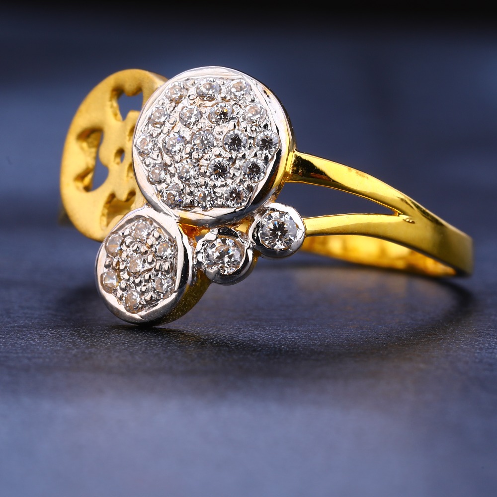 916 Gold  Women's  fancy Hallmark Ring LR259