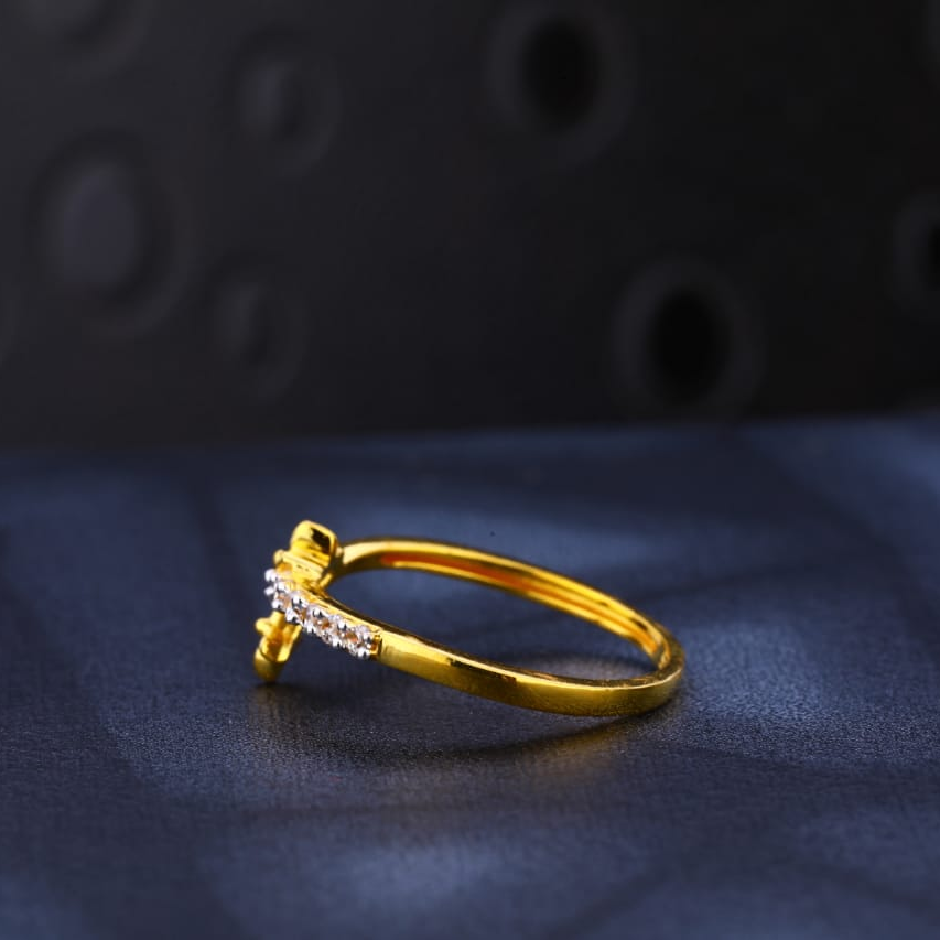 22KT Gold Hallmark Exclusive Ladies Ring LR938 - Image 2