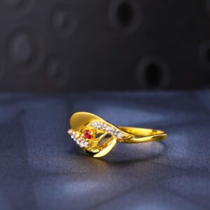22KT Gold Hallmark Designer Ladies Ring LR940