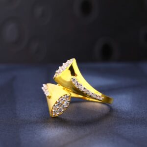 22KT Gold Delicate Ladies Ring LR947