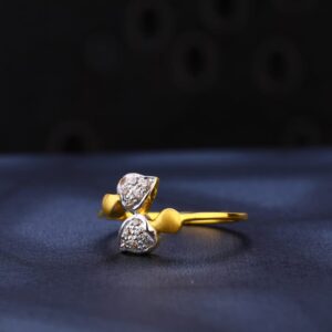 916 Gold CZ Designer Ladies Ring LR963