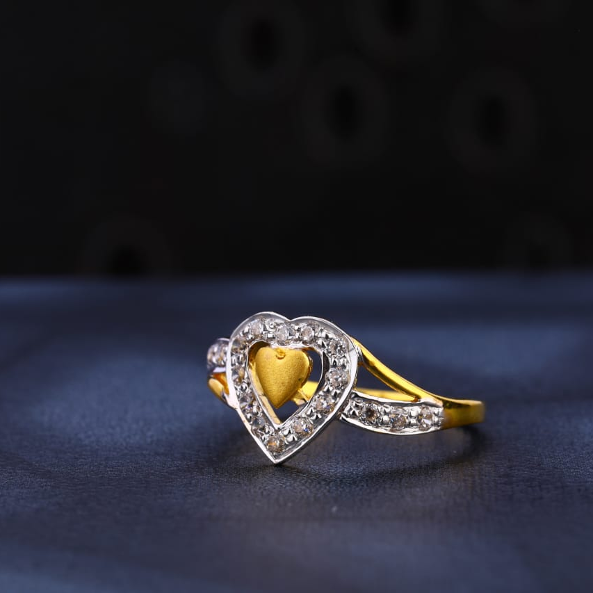 916 Gold CZ Delicate Ladies Ring LR964