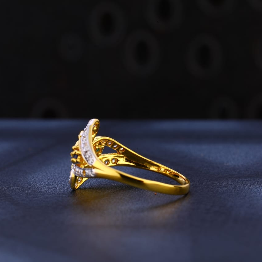 916 Gold Exclusive Ladies Ring LR981 - Image 2