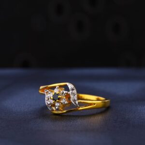 916 Gold Classic Ladies Ring LR983