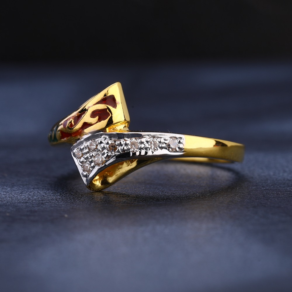 916 Cz Gold Hallmark Exclusive Women's Ring LR1080