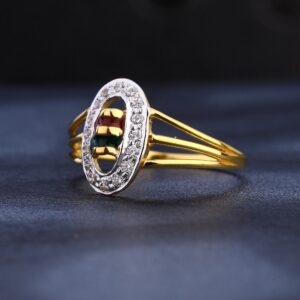 916 Cz Gold Hallmark Women's Ring LR1076