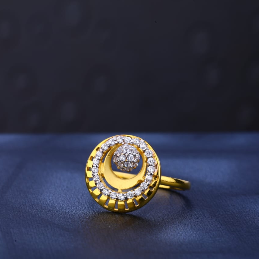 916 Gold Ladies Exclusive Ring LR499