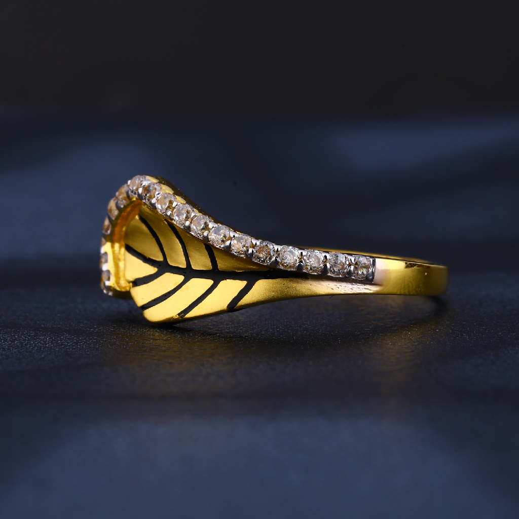 22CT CZ Gold Exclusive Ladies Ring LR832