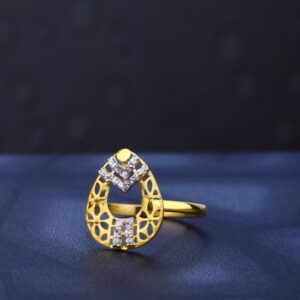 916 Gold Hallmark Designer Ladies Ring LR508