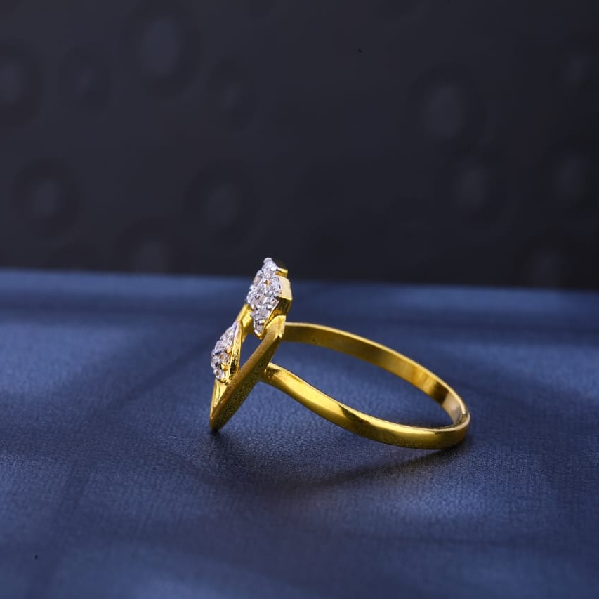 916 Gold Ladies Fancy Ring LR513 - Image 2
