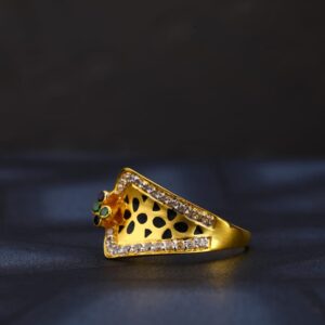 22KT Gold CZ Hallmark Ladies Ring LR799
