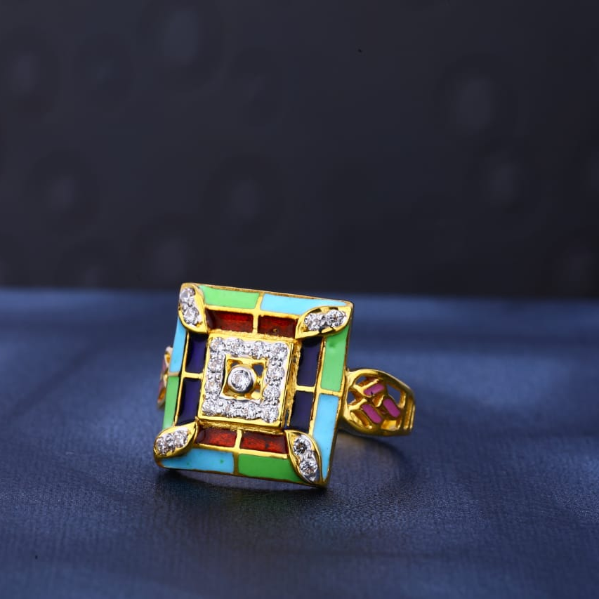 22KT Gold Hallmark Gorgeous Ladies Ring LR470