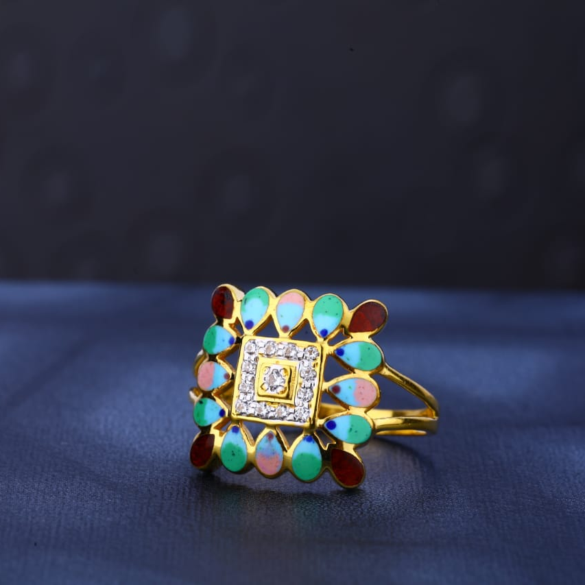 22KT Gold Hallmark Exclusive Ladies Ring LR472