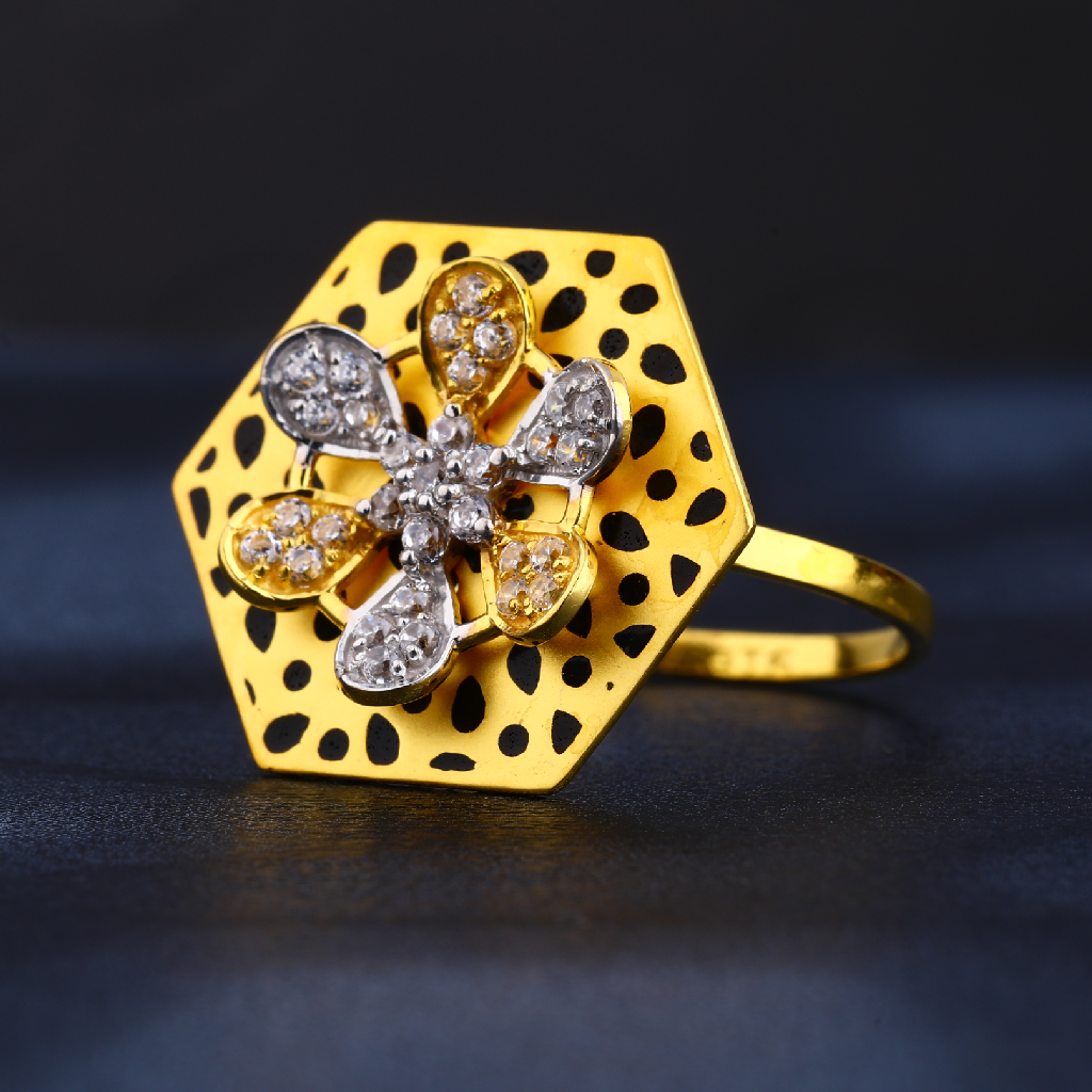 22CT Gold Women's Designer Hallmark Ring LR816