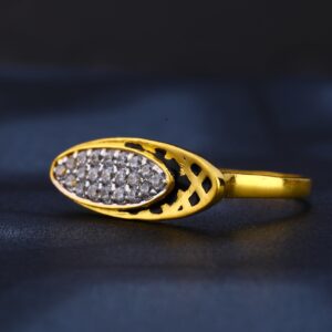 22CT Gold Women's Hallmark Ring LR814
