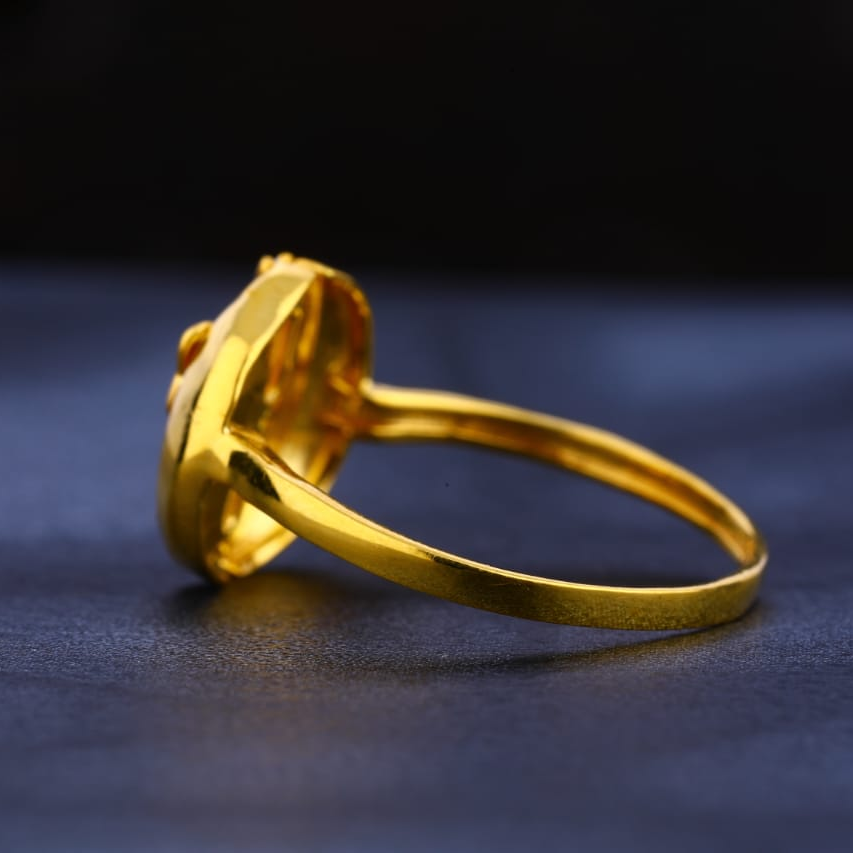 916 Gold CZ Ladies Delicate Ring LR334 - Image 2