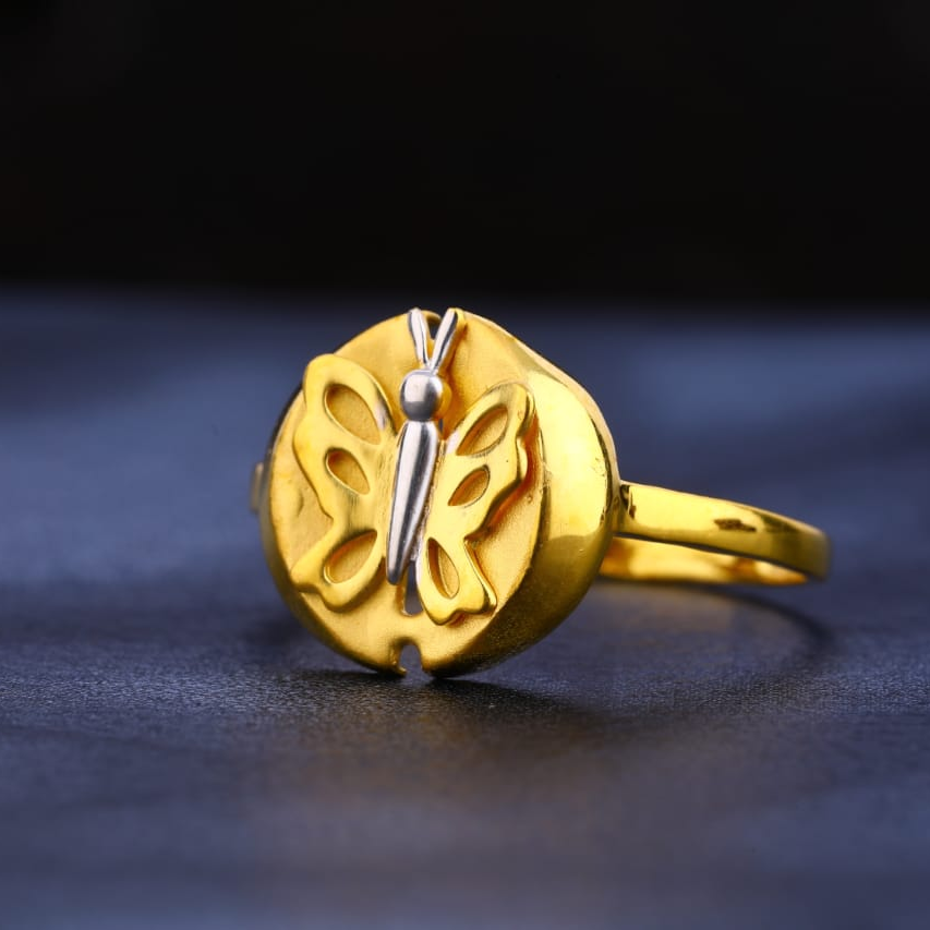 916 Gold CZ Ladies Delicate Ring LR334