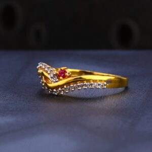 22CT CZ Gold women's Ring LR1561