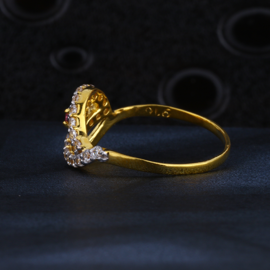 22CT Gold Hallmark Gorgeous Ladies Ring LR1559 - Image 2