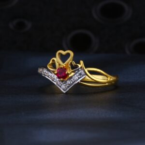 22CT Gold Hallmark Ladies Ring LR1553