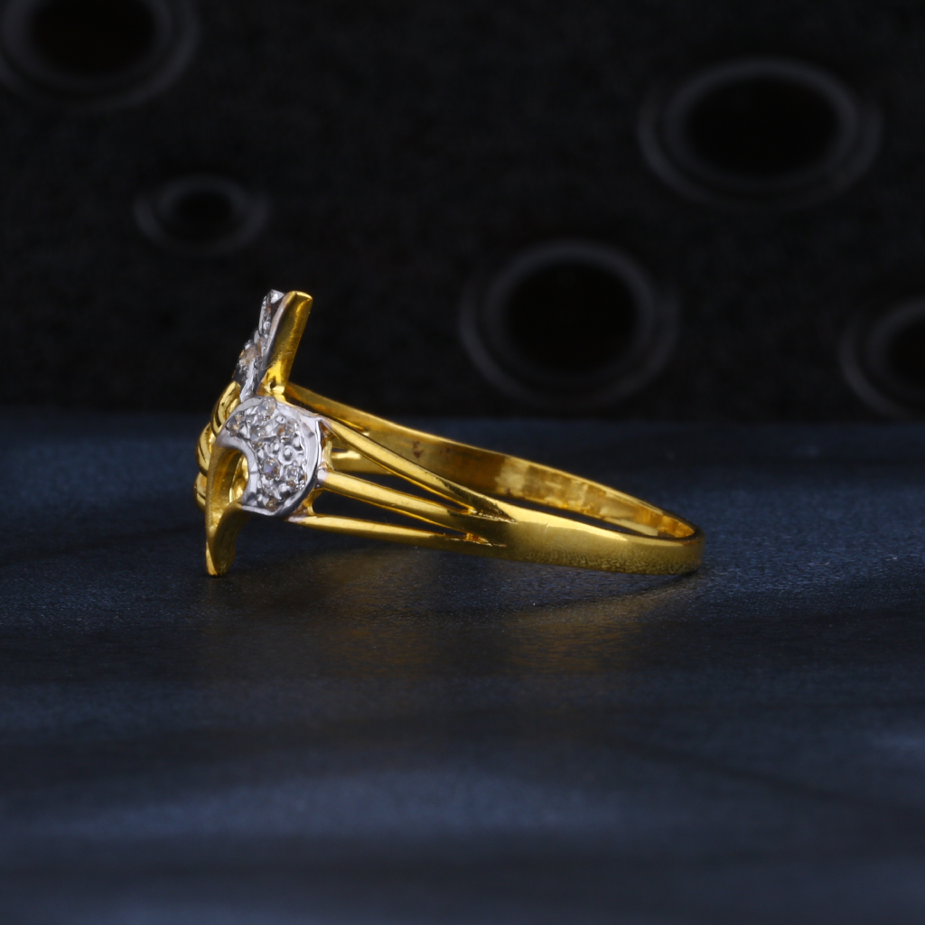 22CT Gold CZ Ladies Ring LR1545 - Image 2