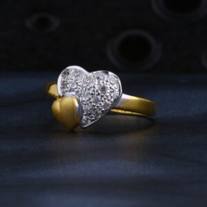 22CT CZ Gold Hallmark Exclusive Ladies Ring LR1543