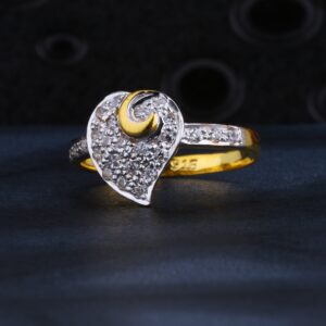 22CT CZ Gold Hallmark Designer Ladies Ring LR1541